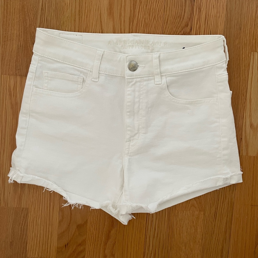 American Eagle high rise shortie in super super stretch material
